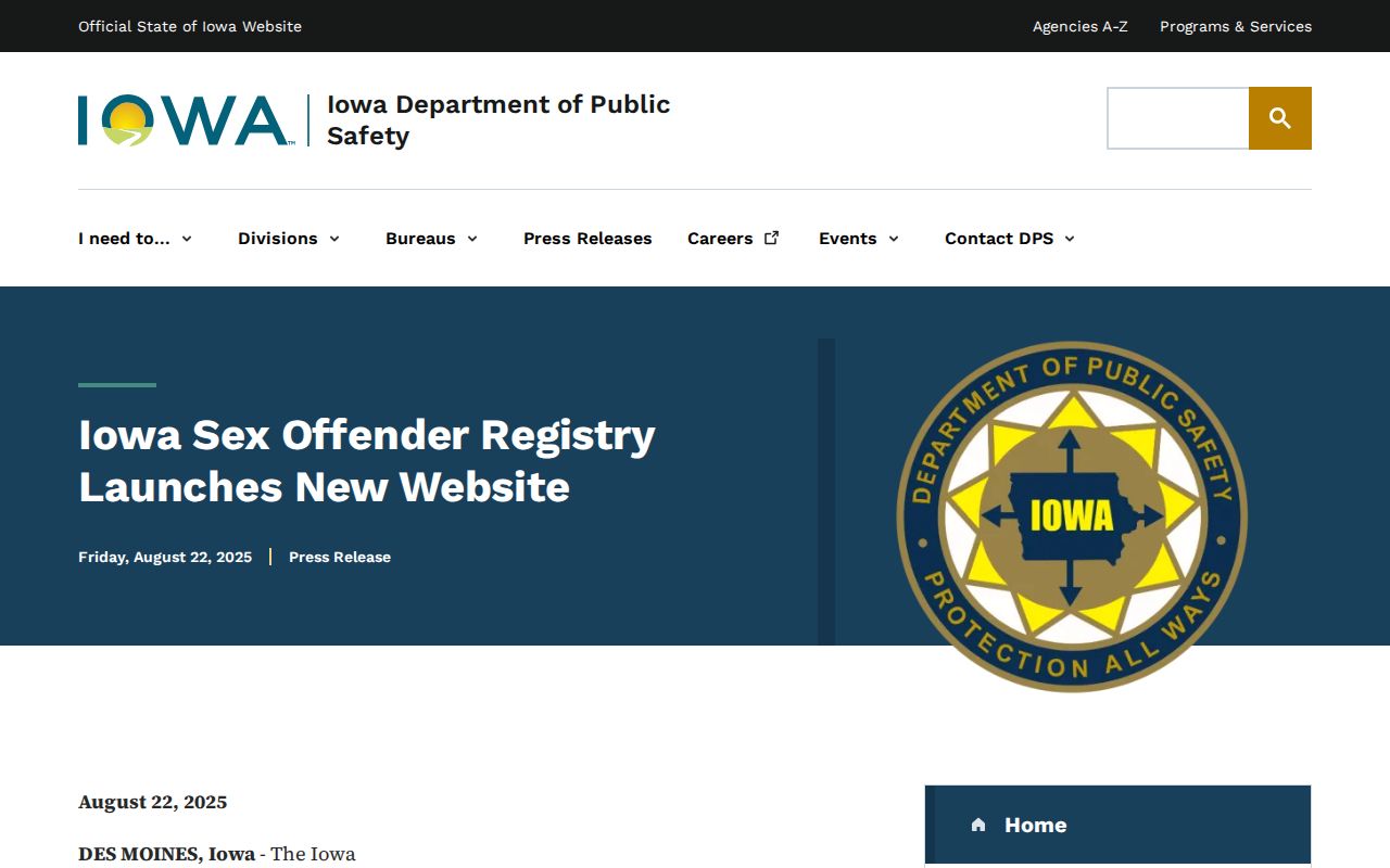 Woodbury County sex offender registry 2025 redesign
